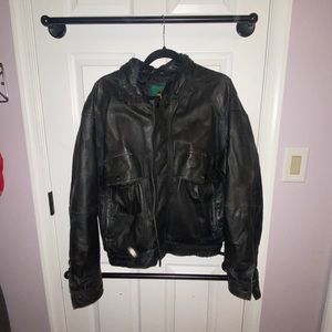 Vintage heavy leather jacket